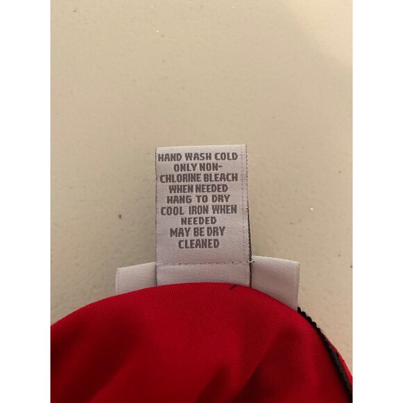 Soft Surroundings Red Tunic Blouse Wrap Black Asian Floral Pattern Large - Picture 10 of 10